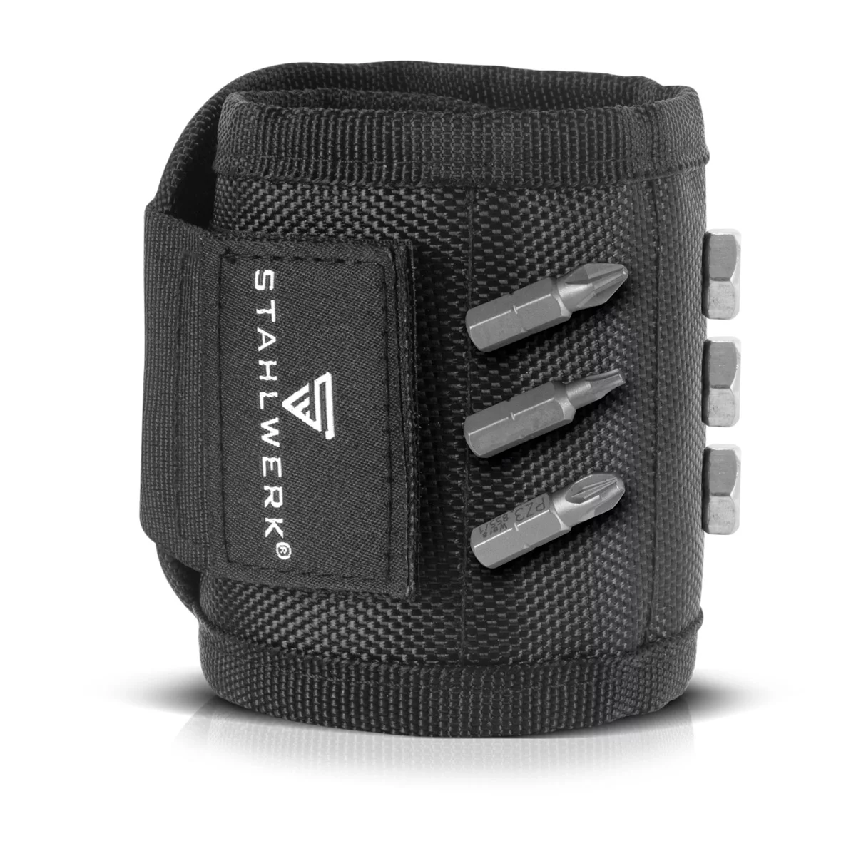 STAHLWERK Magnet-Armband für Heim-Handwerker mit Klettverschluss zur Befestigung