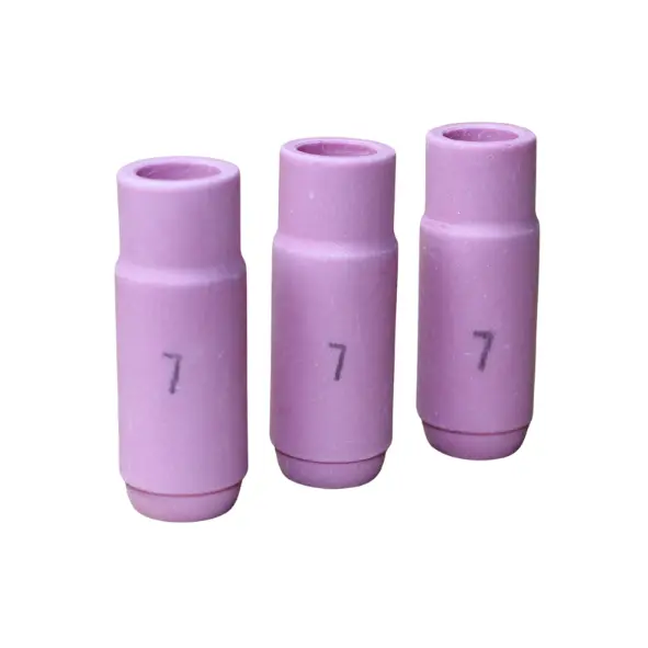 3 x keramische Gasdüse Gr.7 Standard passend SR 17/18/26