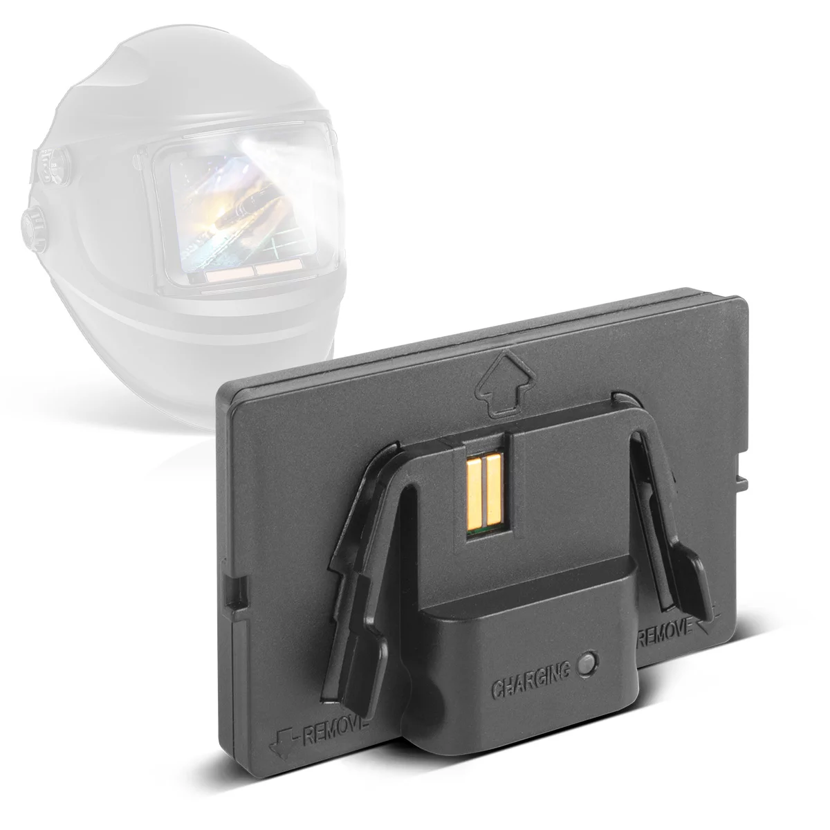 STAHLWERK Ersatz-Akku-Modul für LED-Stirnlampe Schweißhelm RAPTOR