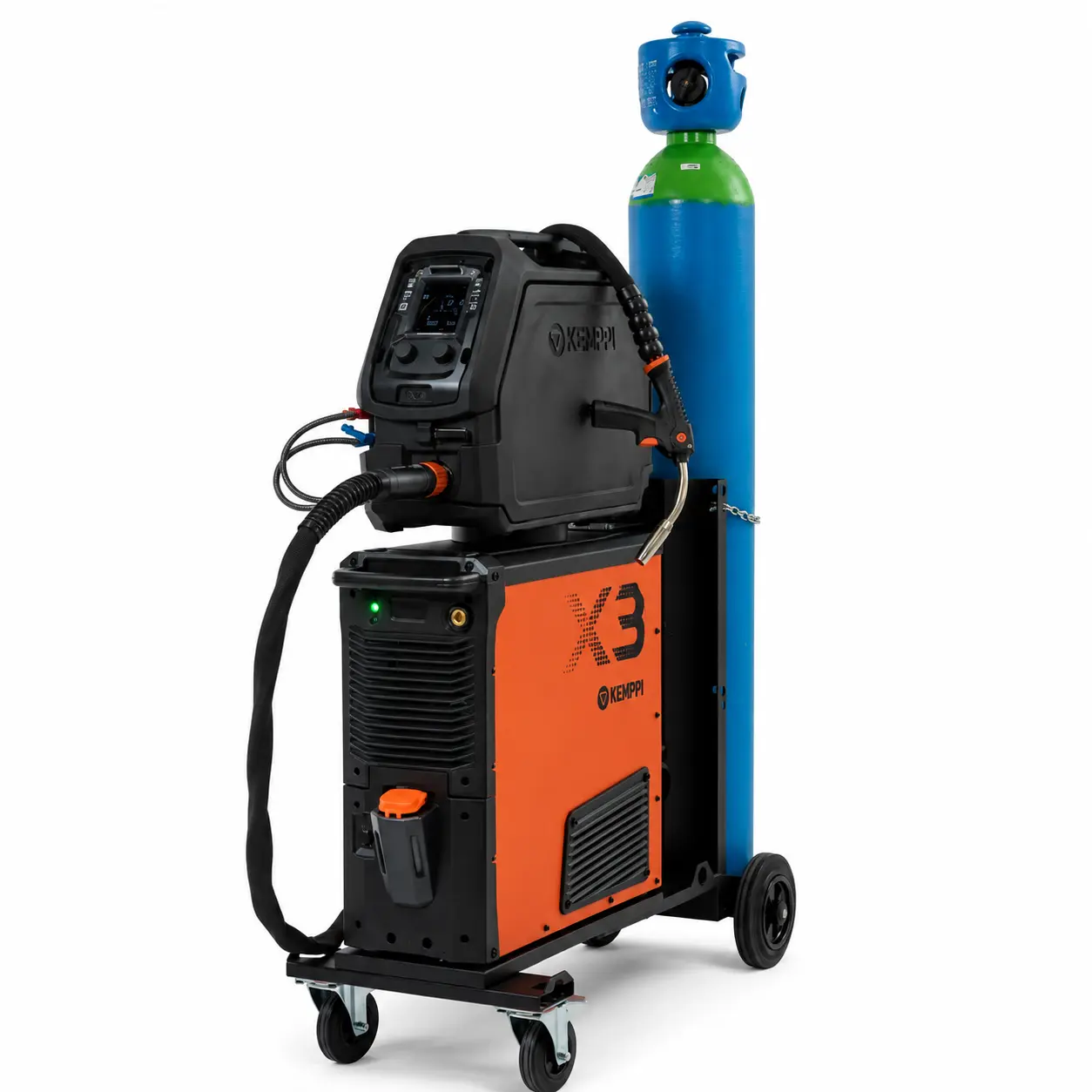 Kemppi X3 FastMig 420 Synergic – 420 A MIG/MAG Schweißanlage mit HD300 Drahtvorschub & Wasserkühlung