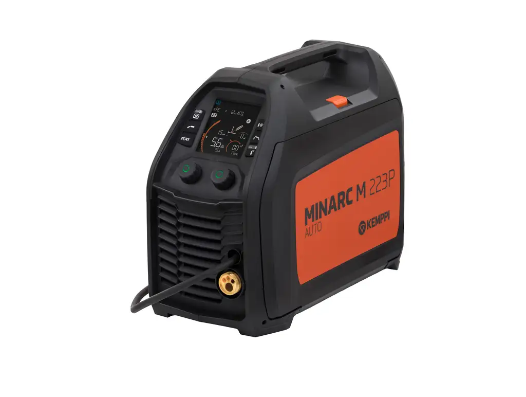 Kemppi Minarc M 223P Auto GM – mobiles MIG/MAG Puls-Schweißgerät mit 220 A