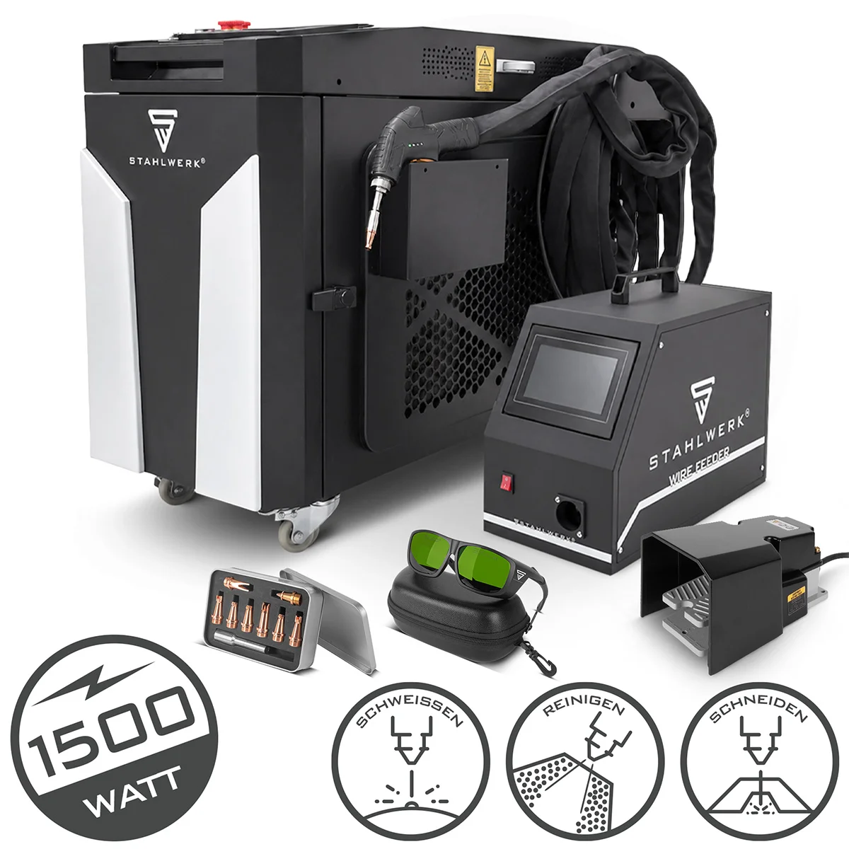 STAHLWERK WCD 1500 Laser Pro – 1500W 3-in-1 Laserschweißgerät
